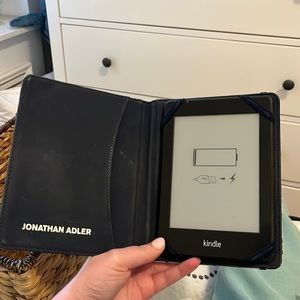 Kindle e-reader + Jonathan Adler case